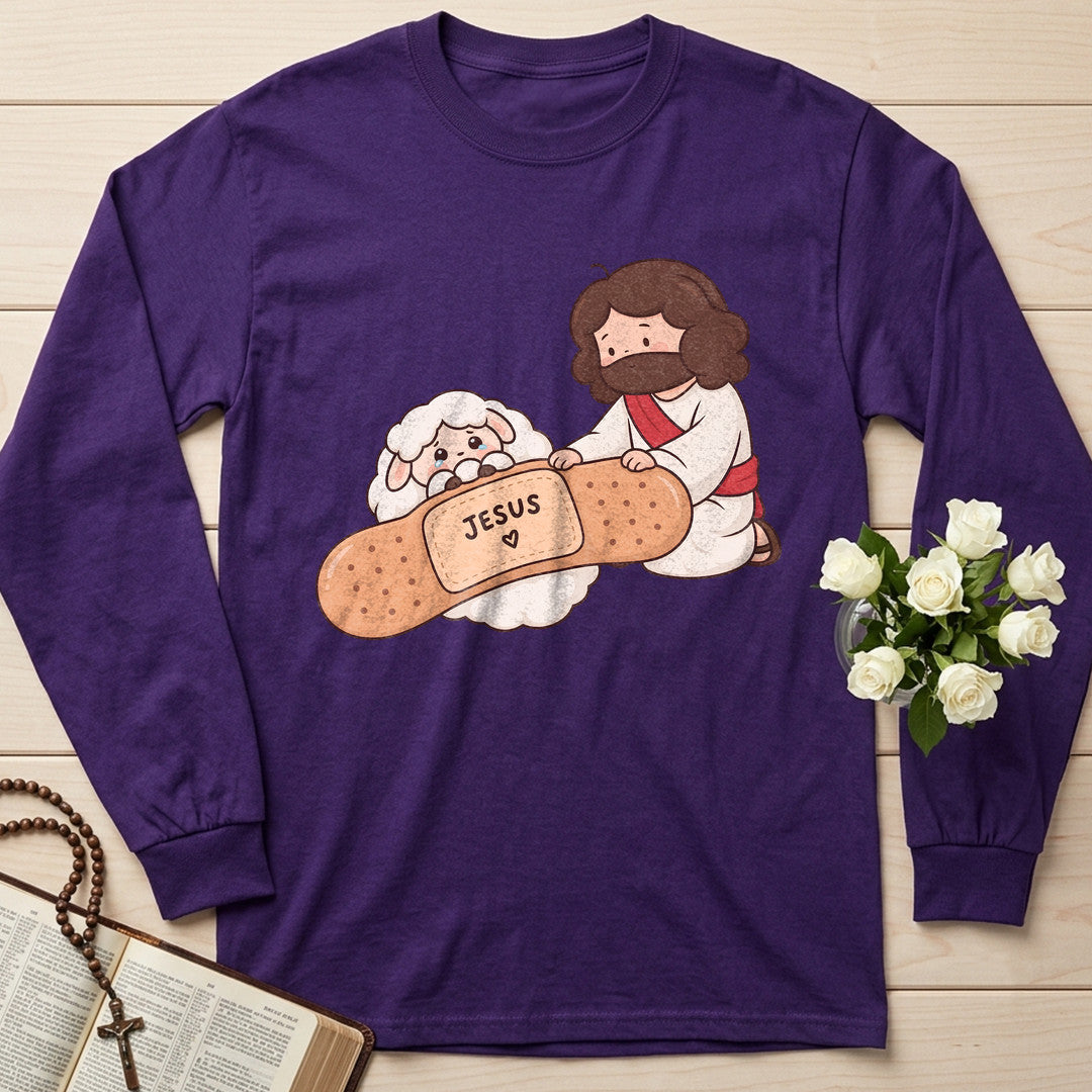 Jesus And Sheep 03
