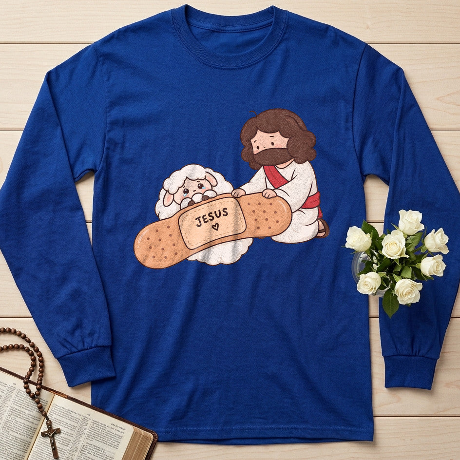 Jesus And Sheep 03