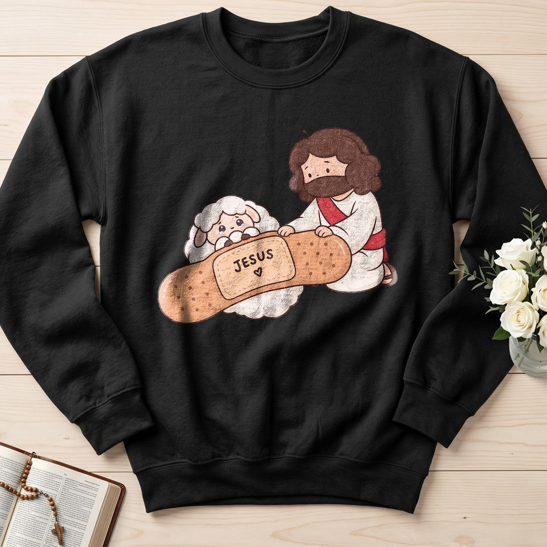 Jesus And Sheep 03