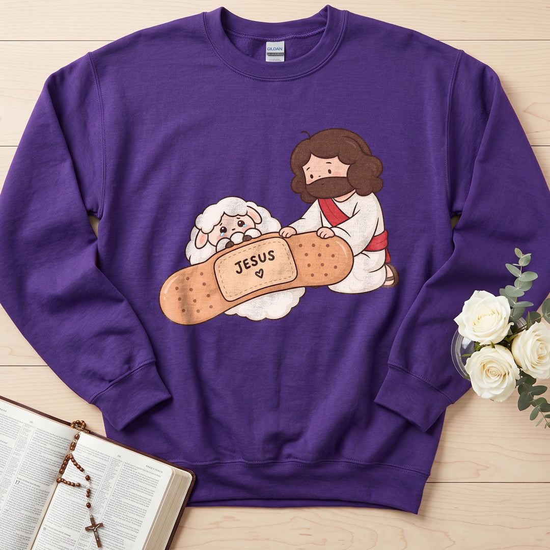 Jesus And Sheep 03