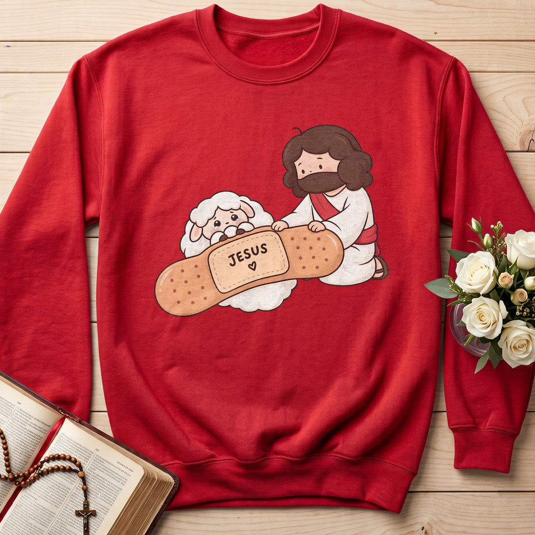 Jesus And Sheep 03