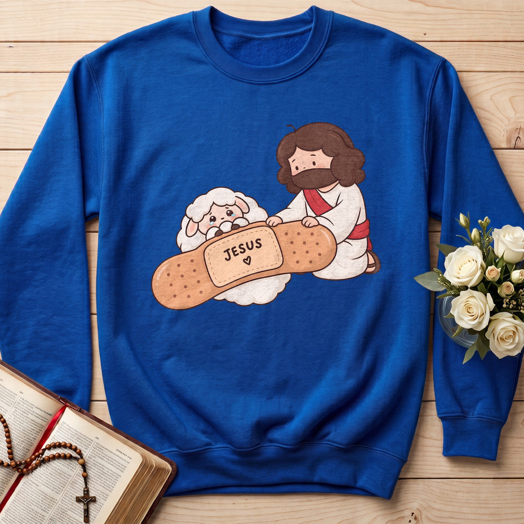 Jesus And Sheep 03