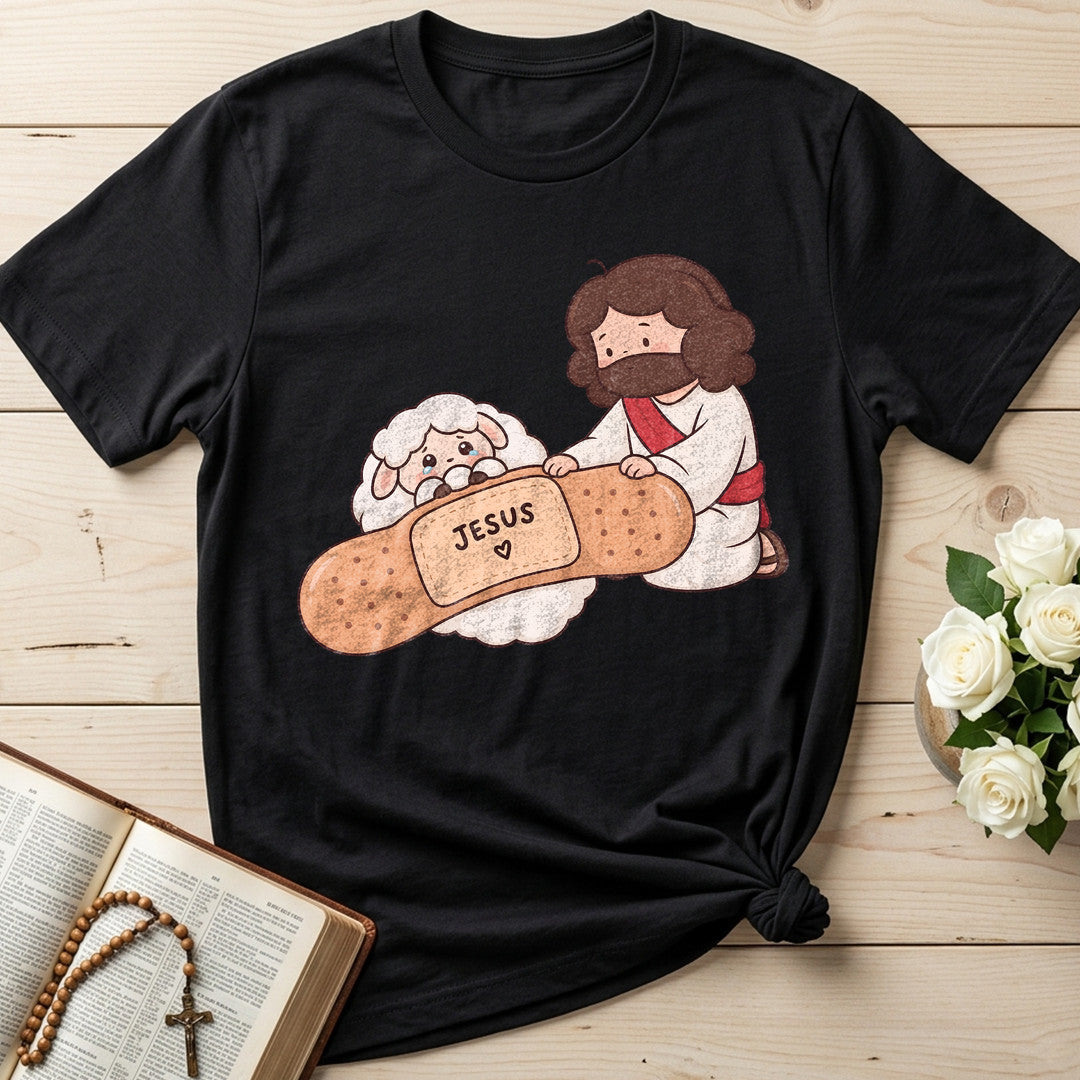 Jesus And Sheep 03