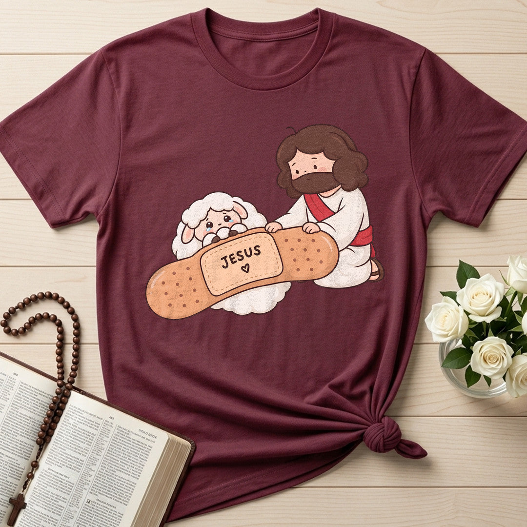Jesus And Sheep 03