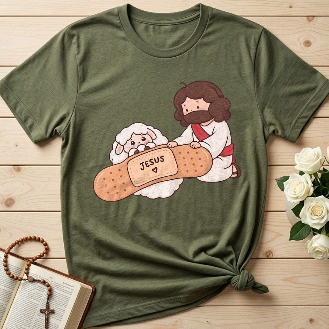 Jesus And Sheep 03
