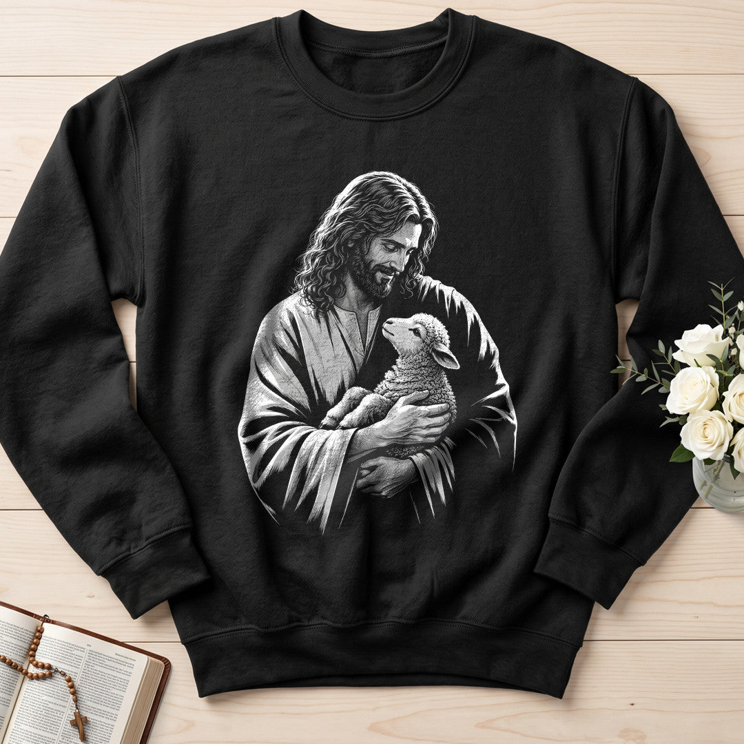 Jesus And Sheep 04