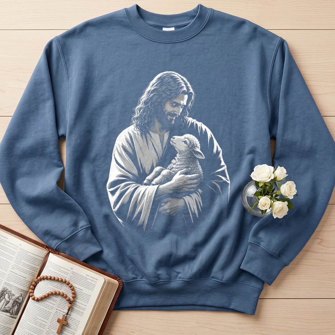 Jesus And Sheep 04