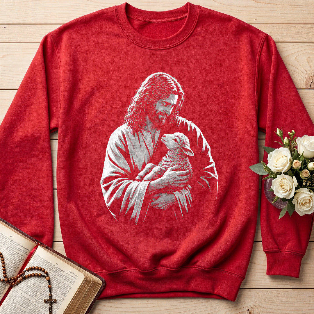 Jesus And Sheep 04