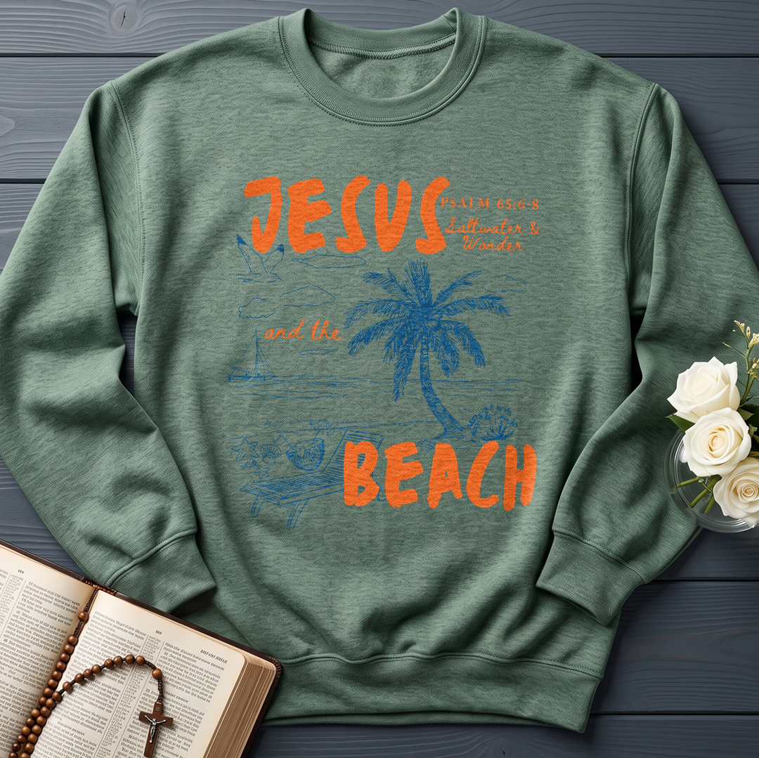 Jesus And The Beach Psalm 65.6-8 01