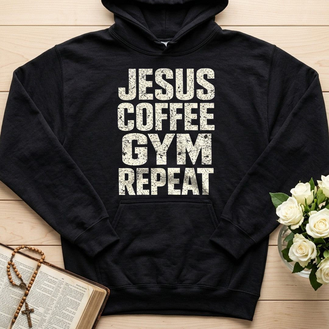 Jesus Coffee Gym Repeat 01