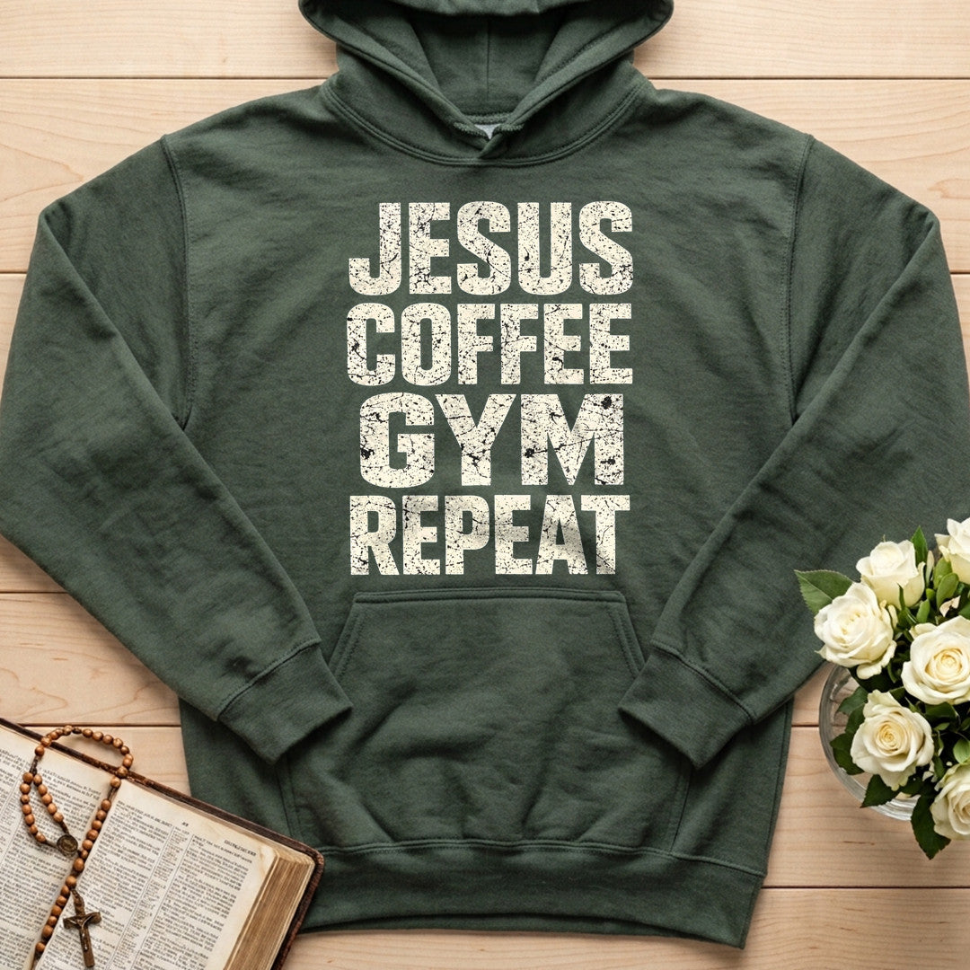 Jesus Coffee Gym Repeat 01