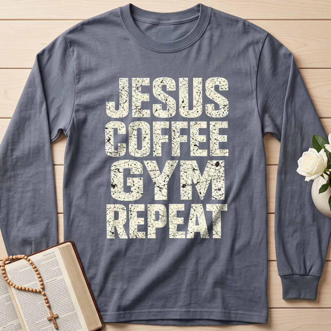 Jesus Coffee Gym Repeat 01