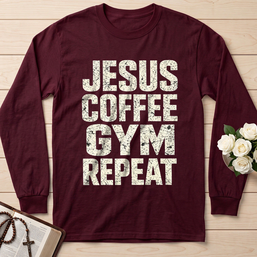 Jesus Coffee Gym Repeat 01