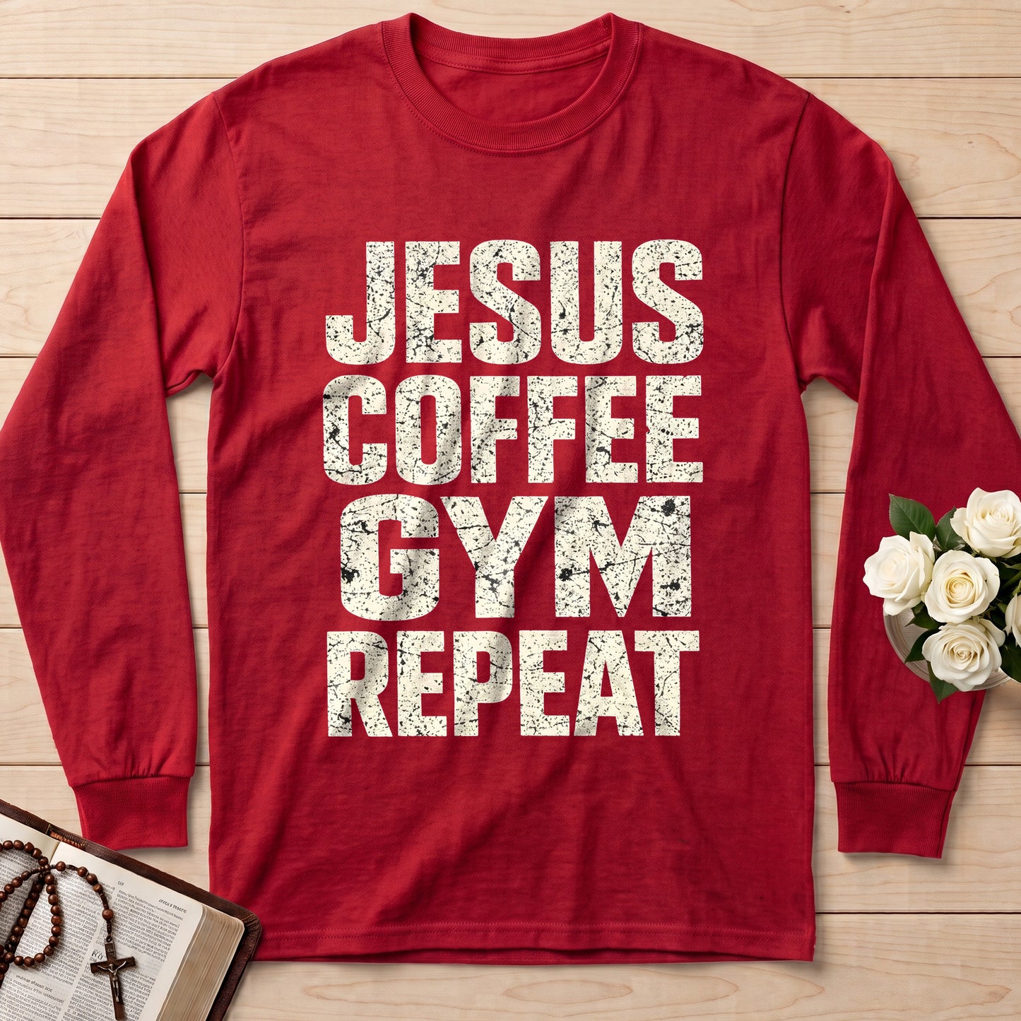 Jesus Coffee Gym Repeat 01