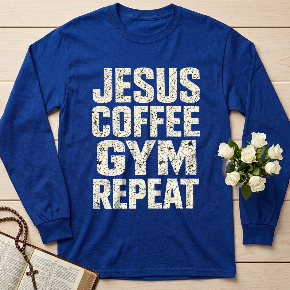 Jesus Coffee Gym Repeat 01