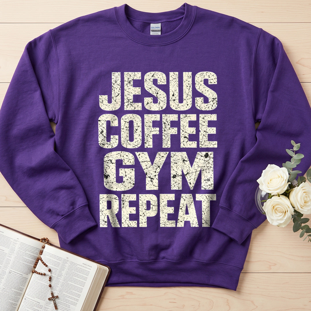 Jesus Coffee Gym Repeat 01