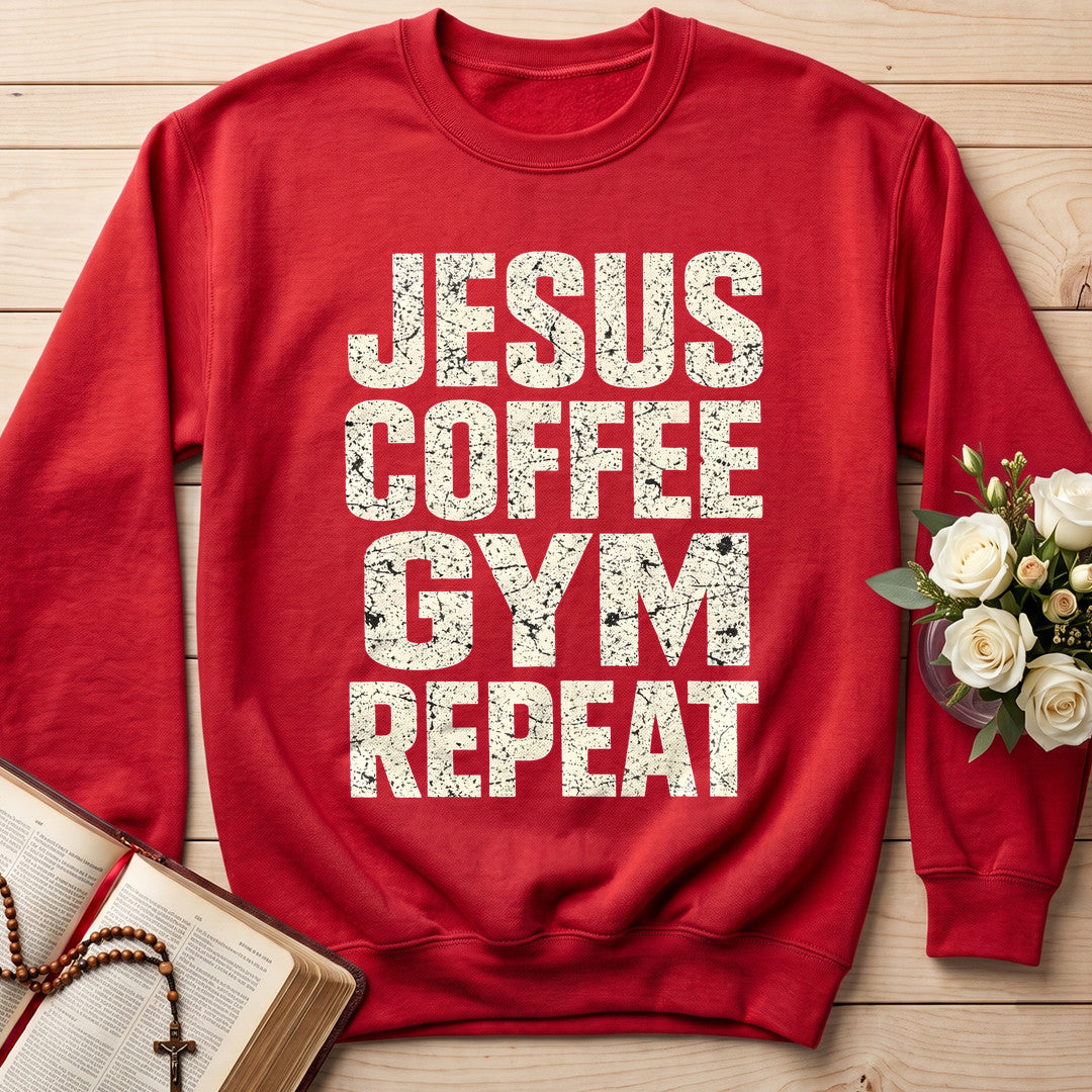 Jesus Coffee Gym Repeat 01