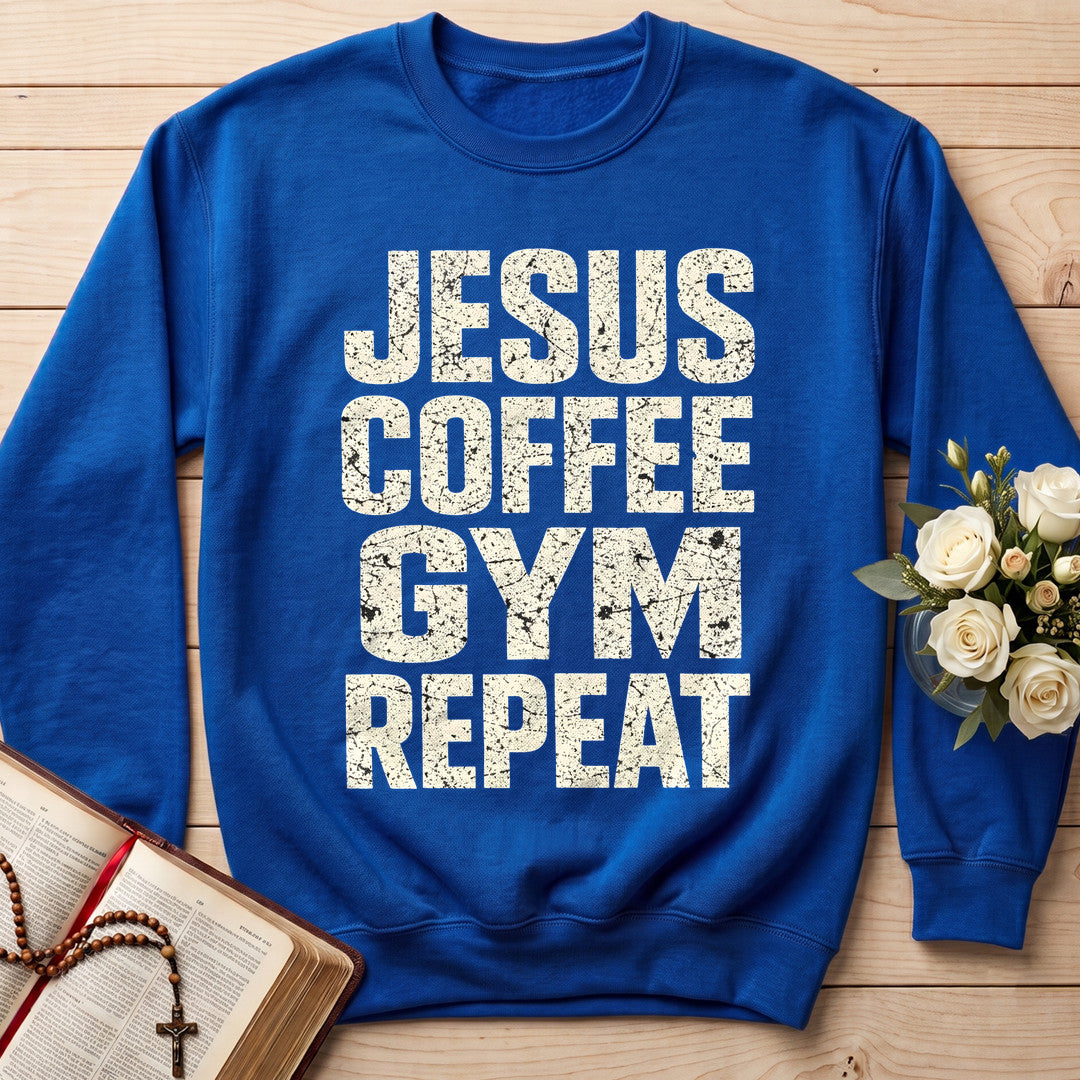 Jesus Coffee Gym Repeat 01