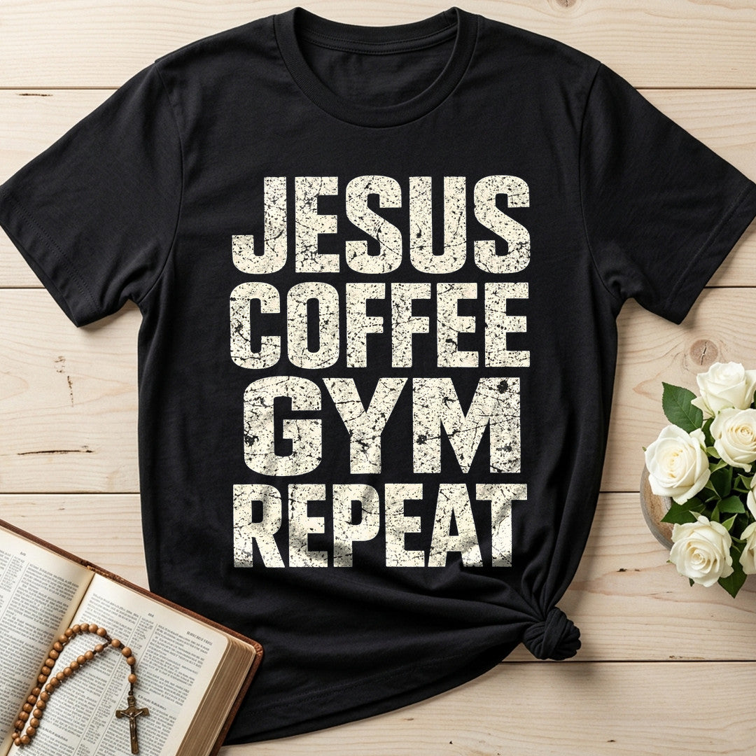 Jesus Coffee Gym Repeat 01