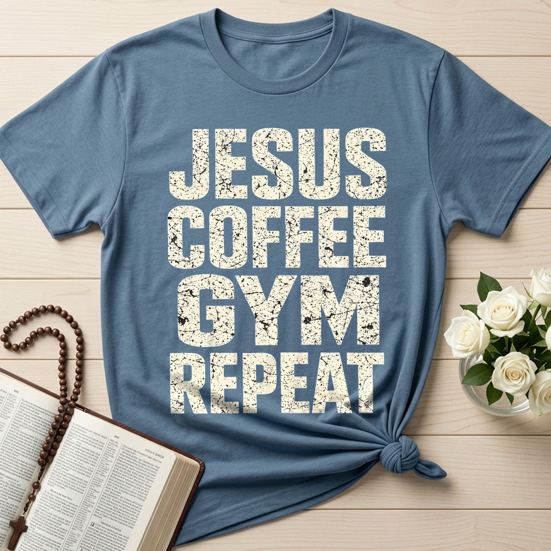 Jesus Coffee Gym Repeat 01