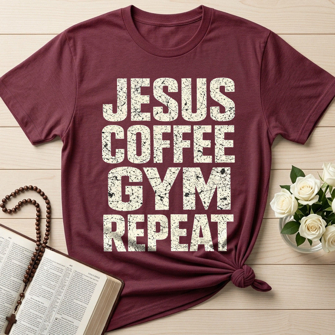 Jesus Coffee Gym Repeat 01
