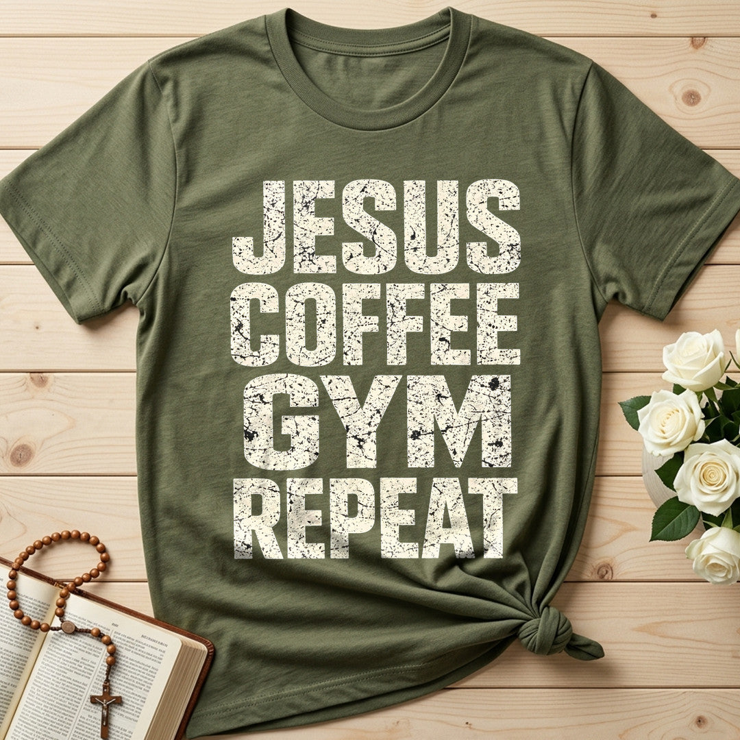 Jesus Coffee Gym Repeat 01