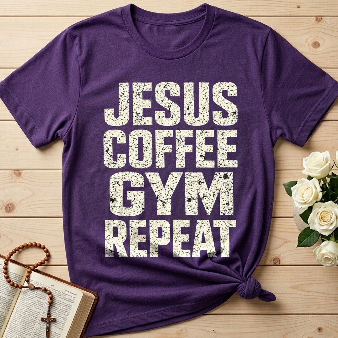 Jesus Coffee Gym Repeat 01