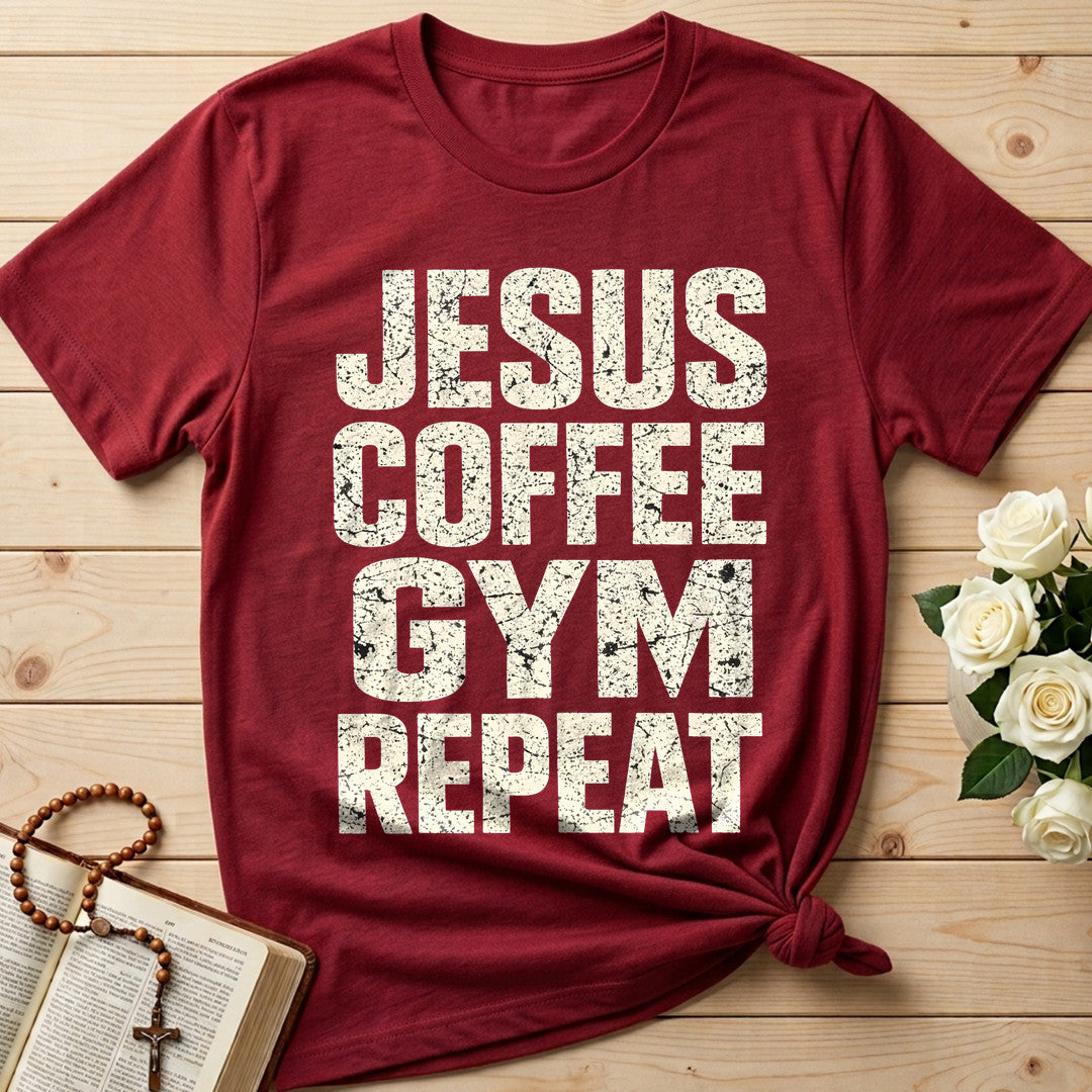 Jesus Coffee Gym Repeat 01