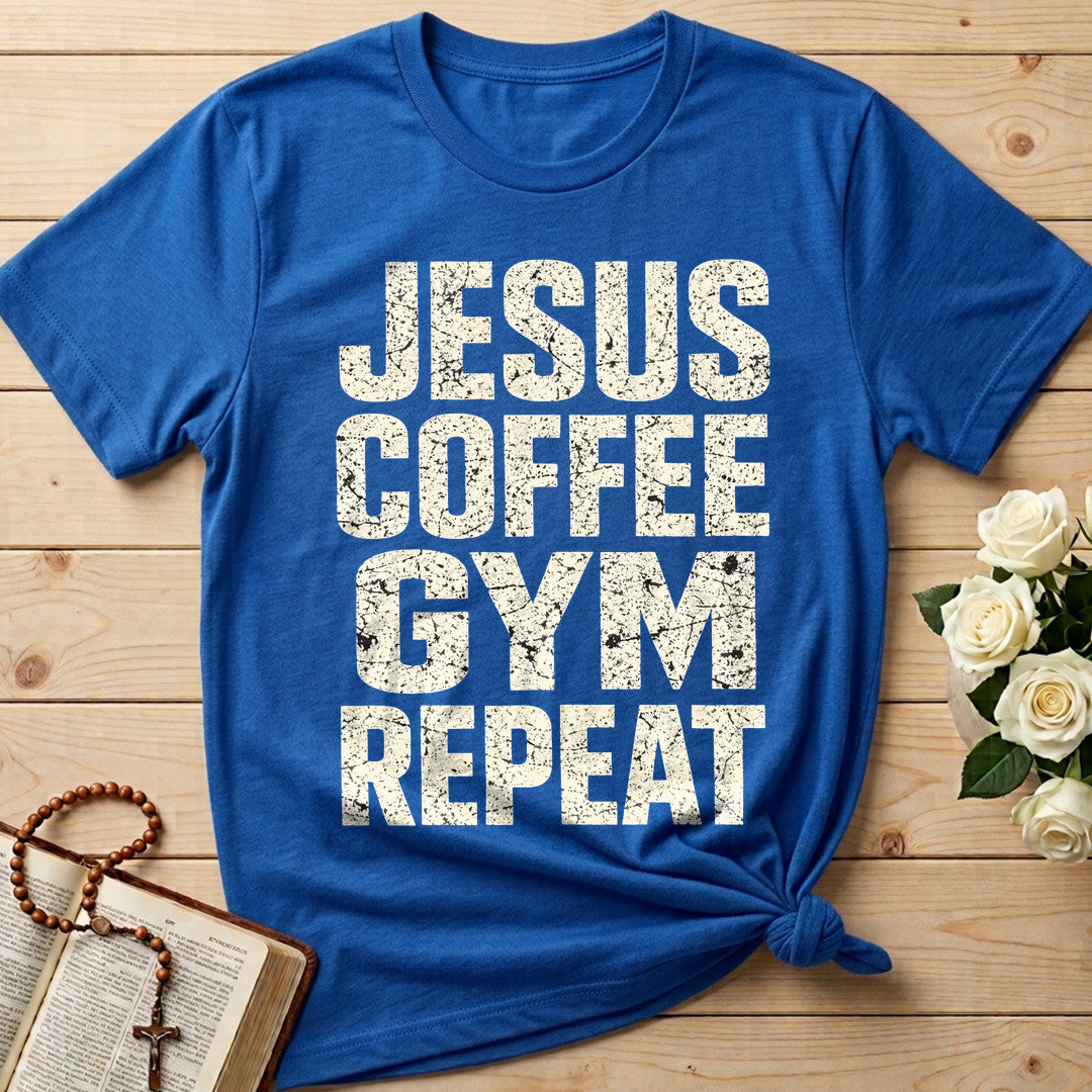 Jesus Coffee Gym Repeat 01