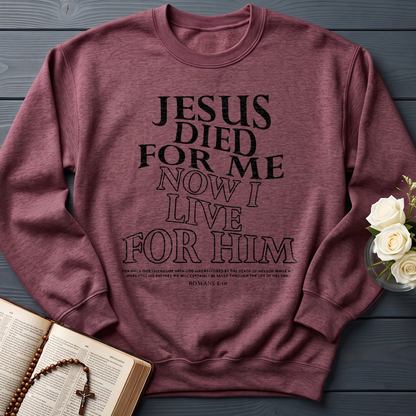Jesus Died For Me Now I Live For Him 02