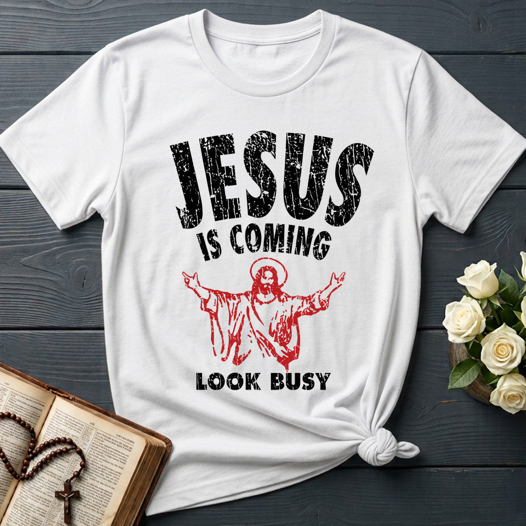 Jesus Is Coming Look Busy 01