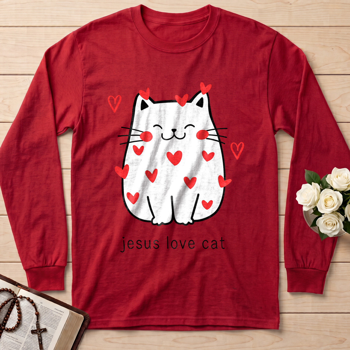 Jesus Love Cat 01