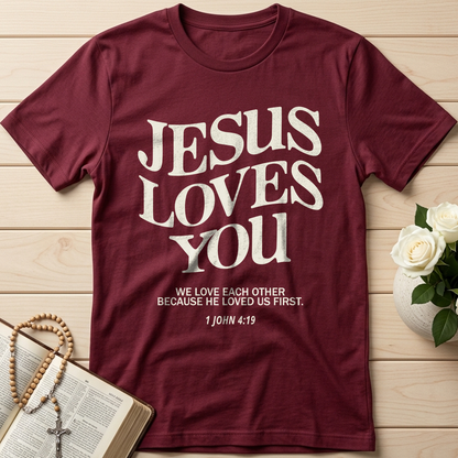 Jesus Loves You 1 John 4.39 01