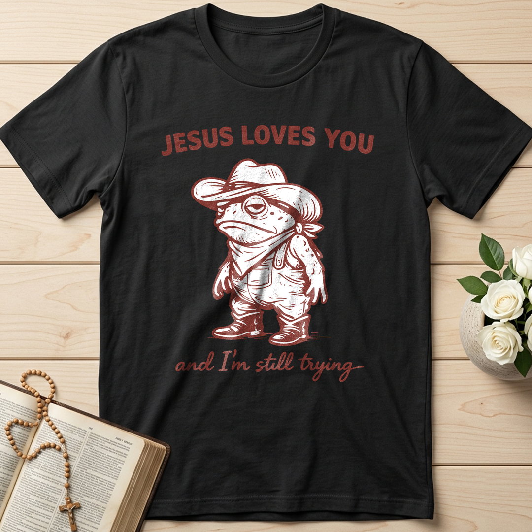 Jesus Loves You And I'm Still Trying 01