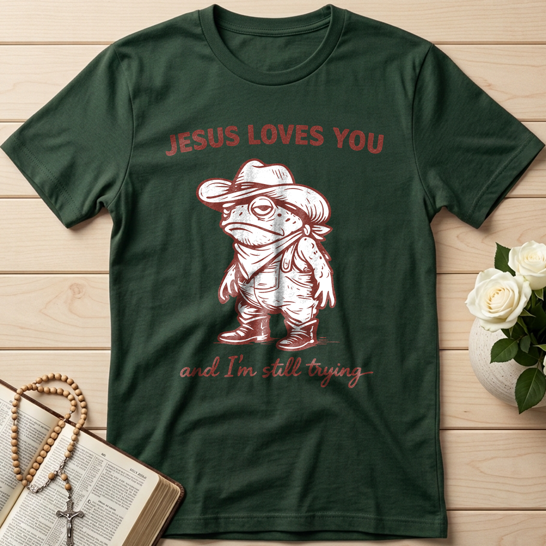 Jesus Loves You And I'm Still Trying 01