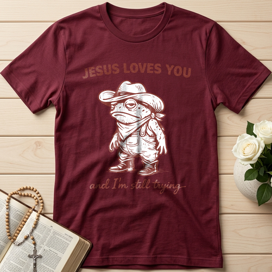 Jesus Loves You And I'm Still Trying 01
