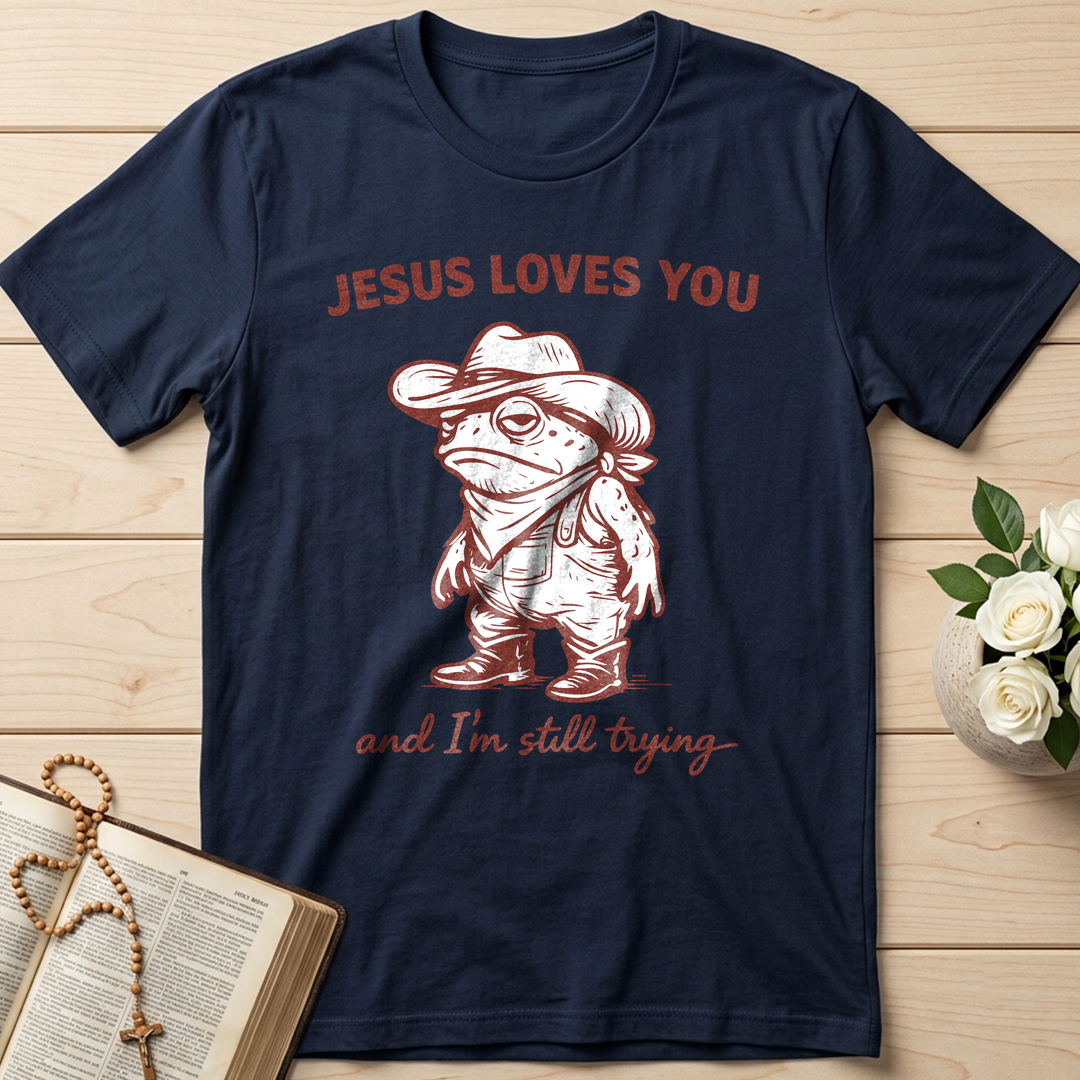Jesus Loves You And I'm Still Trying 01