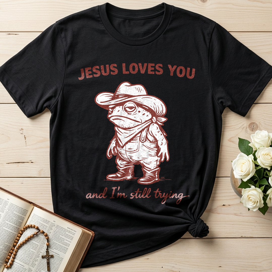 Jesus Loves You And I'm Still Trying 01