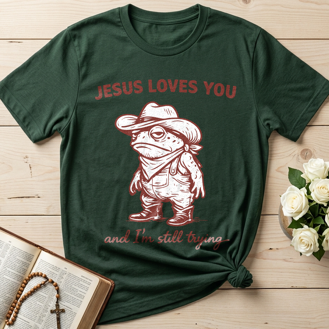 Jesus Loves You And I'm Still Trying 01