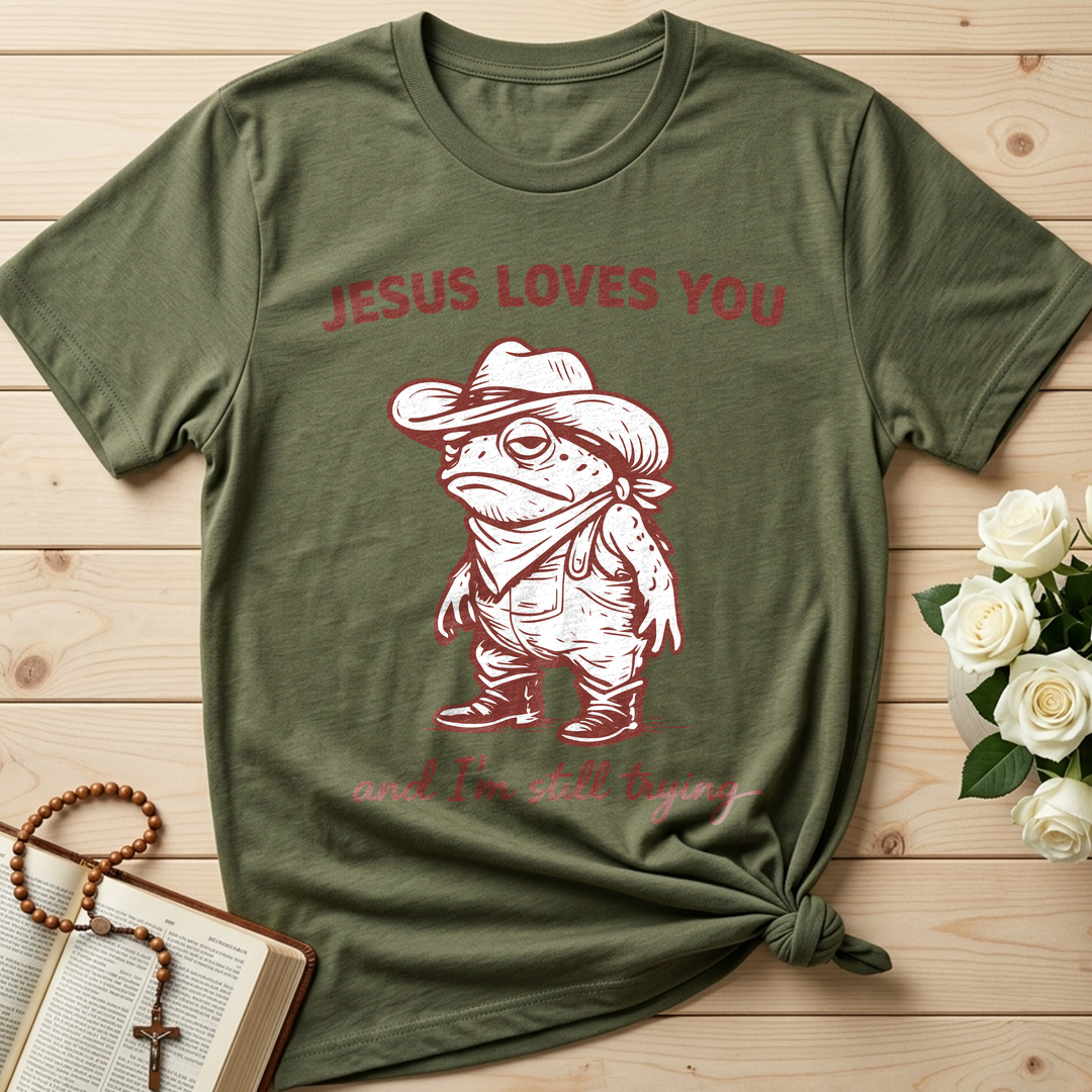 Jesus Loves You And I'm Still Trying 01
