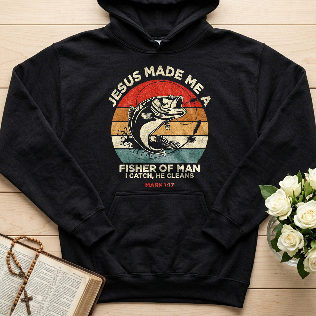 Jesus Made Me A Fisher Of Man I Catch He Cleans Mark 1.17 01