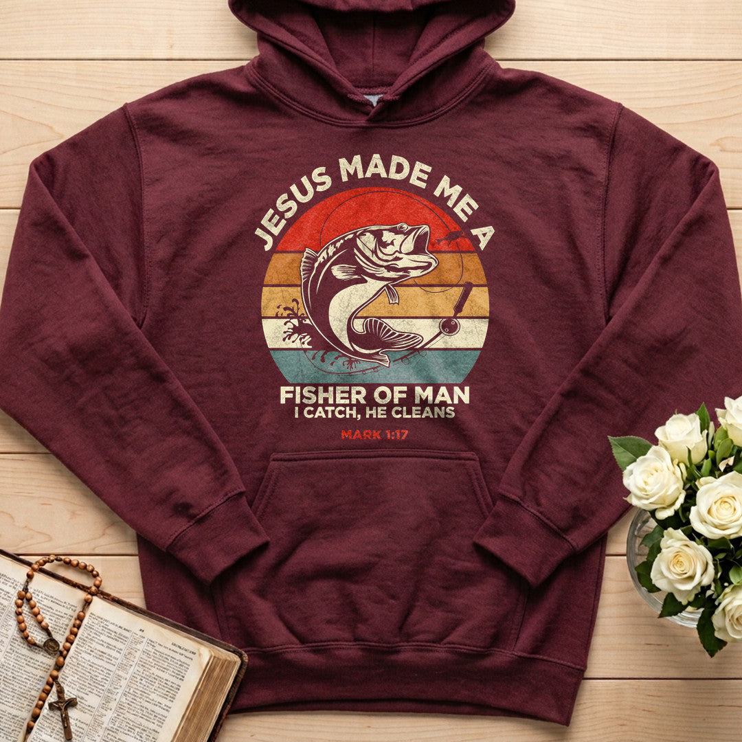 Jesus Made Me A Fisher Of Man I Catch He Cleans Mark 1.17 01