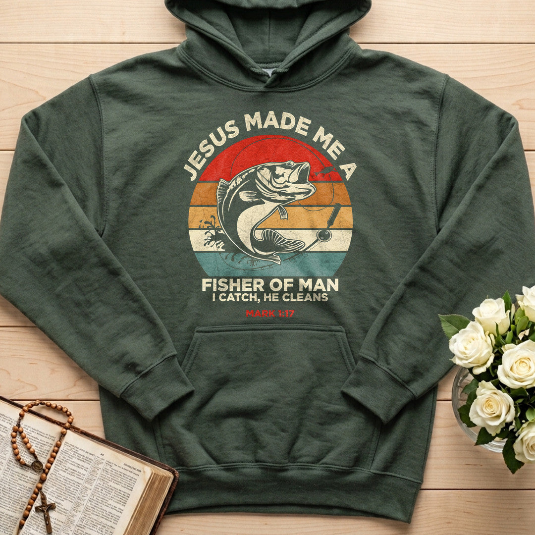 Jesus Made Me A Fisher Of Man I Catch He Cleans Mark 1.17 01