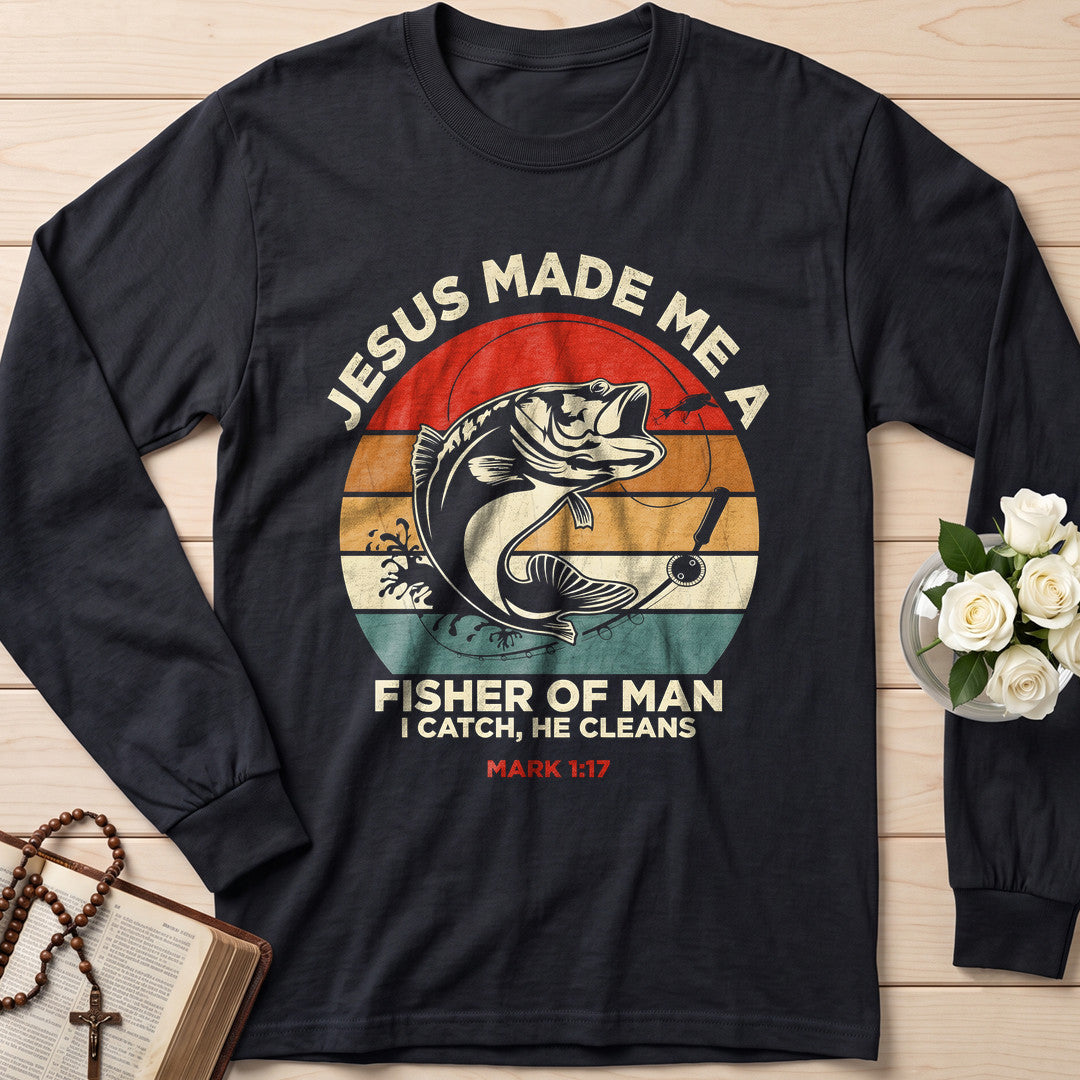 Jesus Made Me A Fisher Of Man I Catch He Cleans Mark 1.17 01