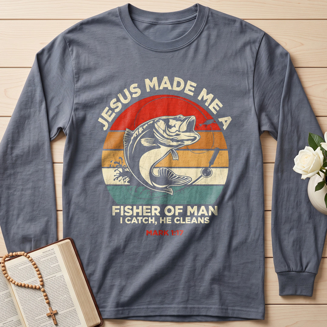 Jesus Made Me A Fisher Of Man I Catch He Cleans Mark 1.17 01