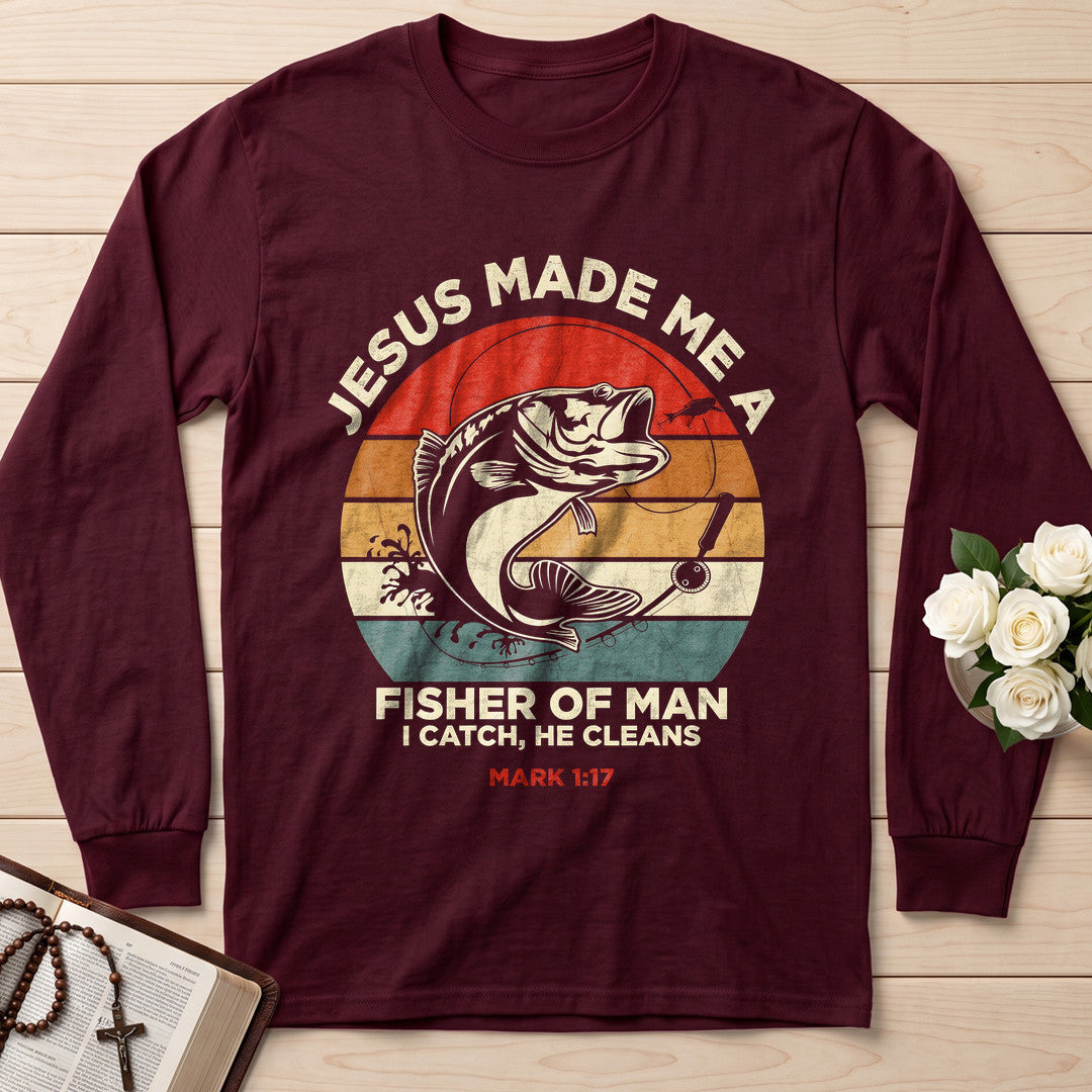 Jesus Made Me A Fisher Of Man I Catch He Cleans Mark 1.17 01