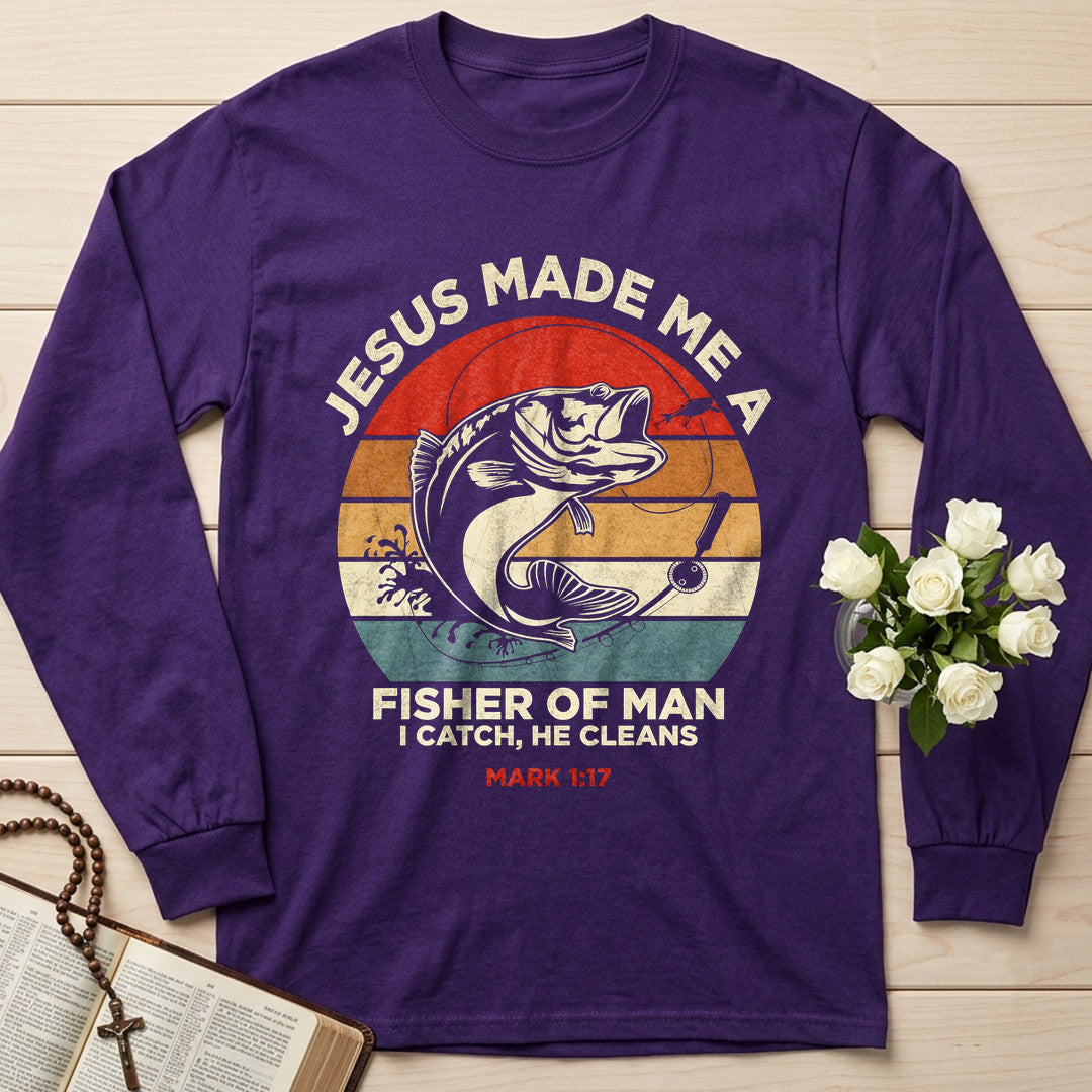 Jesus Made Me A Fisher Of Man I Catch He Cleans Mark 1.17 01
