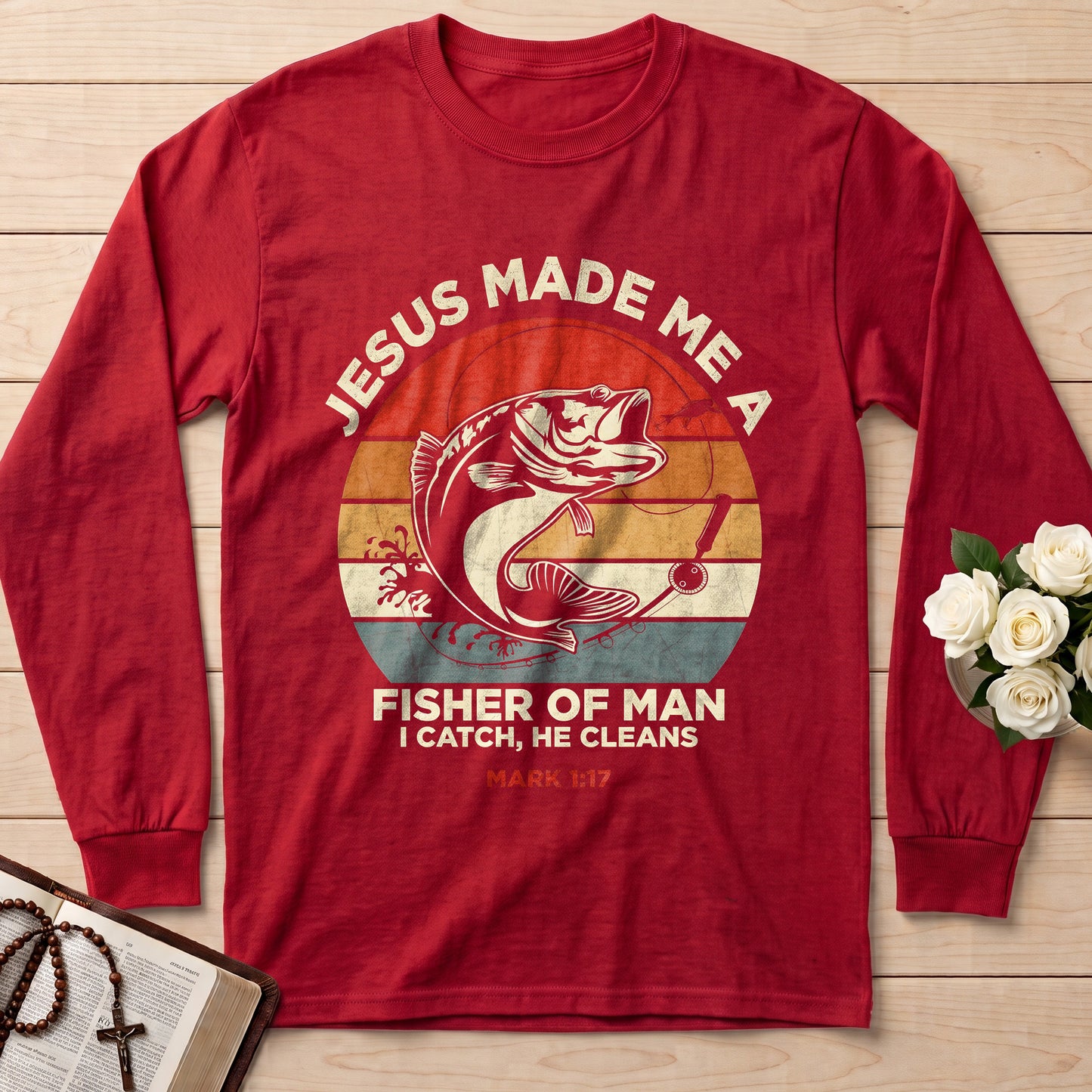 Jesus Made Me A Fisher Of Man I Catch He Cleans Mark 1.17 01