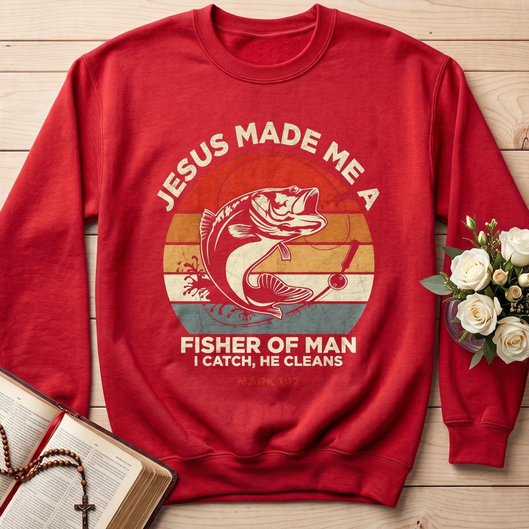 Jesus Made Me A Fisher Of Man I Catch He Cleans Mark 1.17 01