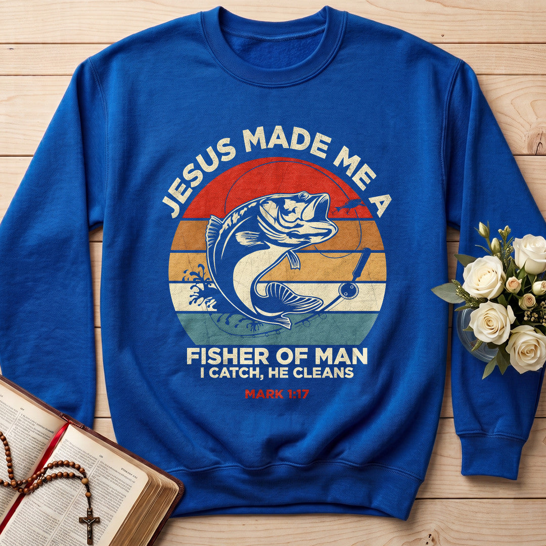 Jesus Made Me A Fisher Of Man I Catch He Cleans Mark 1.17 01